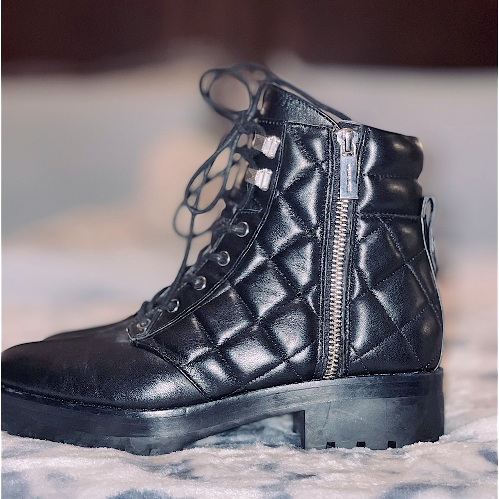 Michael Kors Quilted Rosario Combat Ankle Bootie